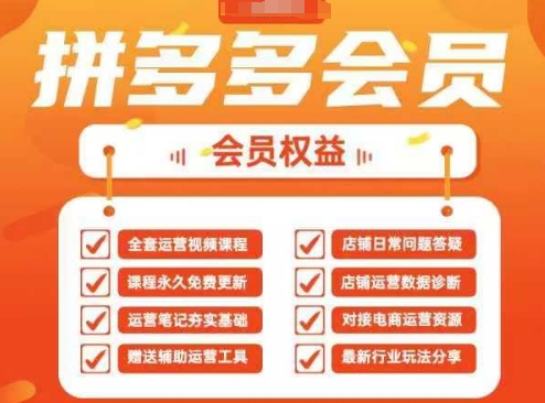 2025拼多多运营实战课，40节全流程教学，覆盖拼多多运营全链路 - 冒泡网项目