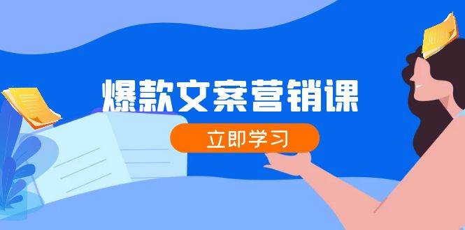 爆款文案营销课：公域转私域，涨粉成交一网打尽，各行业人士必备 - 福缘网项目