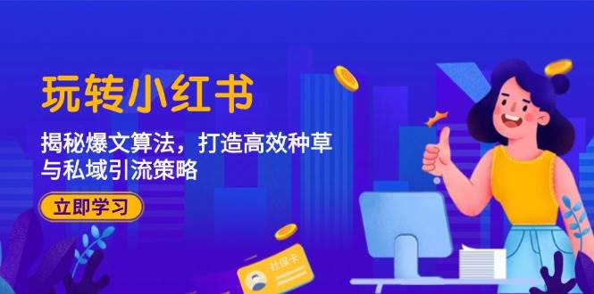 玩转小红书：揭秘爆文算法，打造高效种草与私域引流策略 - 福缘网项目