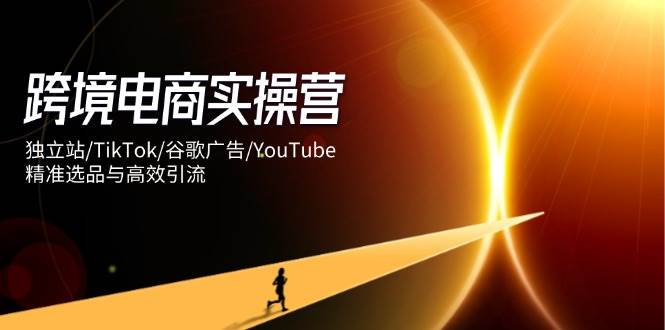 跨境电商实操营：独立站/TikTok/谷歌广告/YouTube，精准选品与高效引流 - 福缘网项目