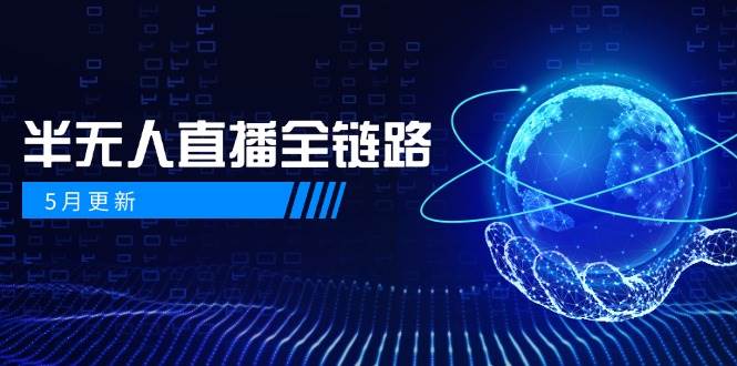 半无人直播全链路：AI数字人+千川截流实战，女装选品与防违规处理稳定玩法 - 福缘网项目