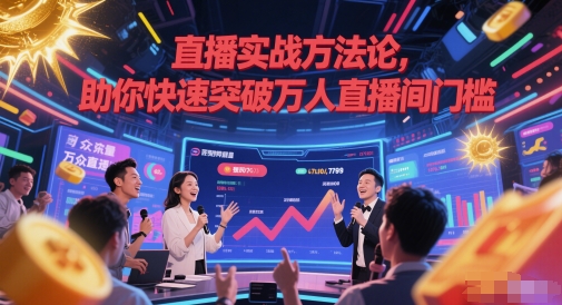 直播实战方法论，助你快速突破万人直播间门槛 - 冒泡网项目