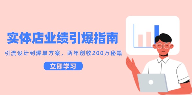 实体店业绩引爆指南，引流设计到爆单方案，两年创收200万秘籍 - 福缘网项目