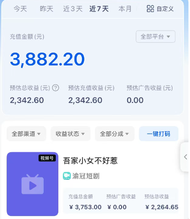 短剧搬砖新玩法，软件批量二创剪辑，7天赚了3800，赶紧做起来【附软件】 - 福缘网项目