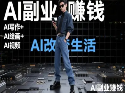 AI改变生活（Ai写作+AI绘画+Ai视频），AI副业挣钱 - 冒泡网项目