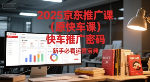 2025京东推广课（原快车课）解锁京东快车推广密码，新手必看运营宝典 - 冒泡网项目