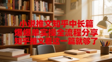 小说推文知乎中长篇爆单实操全流程分享，知乎推文看这一篇就够了 - 冒泡网项目