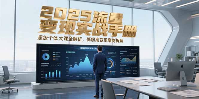 2025流量变现实战手册，超级个体大课全解析，低粉高变现案例拆解 - 中创网项目