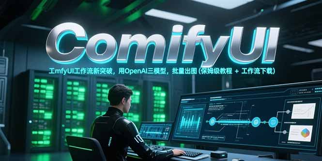 ComfyUI工作流新突破，用OpenAI三模型，批量出图(保姆级教程+工作流下载) - 中创网项目
