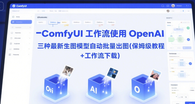 ComfyUI 工作流使用 OpenAI 三种最新生图模型自动批量出图(保姆级教程+工作流下载) - 冒泡网项目