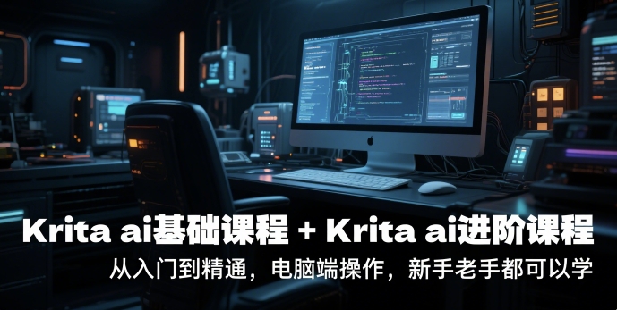 krita ai基础课程+Krita ai进阶课程，从入门到精通，电脑端操作，新手老手都可以学 - 冒泡网项目