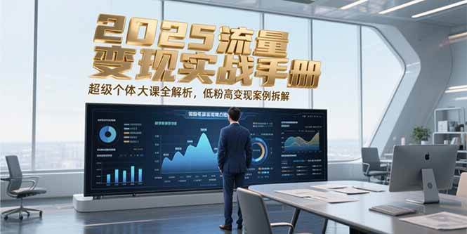 2025流量变现实战手册，超级个体大课全解析，低粉高变现案例拆解 - 福缘网项目