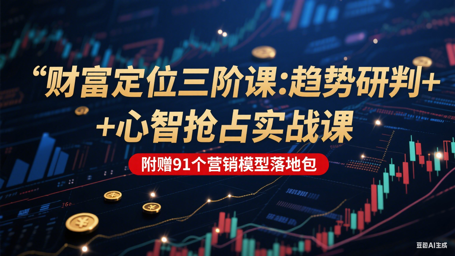财富定位三阶课：趋势研判 + 心智抢占实战课，附赠91个营销模型落地包 - 福缘网项目