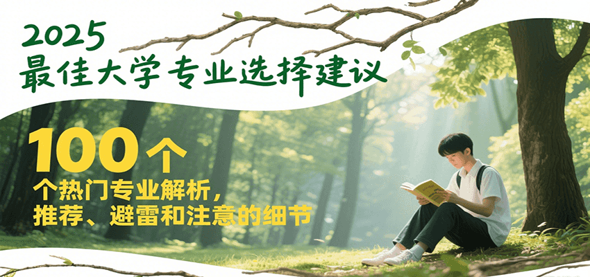 2025最佳大学专业选择建议，100个热门专业解析，推荐、避雷和注意的细节 - 福缘网项目